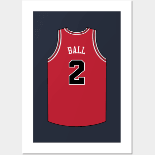 Lonzo Ball Chicago Jersey Qiangy Posters and Art